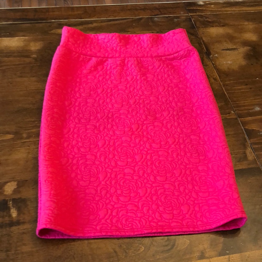 Hot Pink pencil skirt